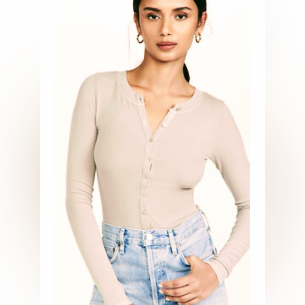 Enza Costa IVORY Silk Ribbed Fitted Cardigan NWT
